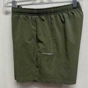 Champion Men's Olive Green Athletic Shorts